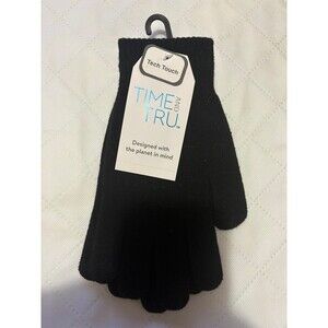 Tech touch winter gloves, one size color black